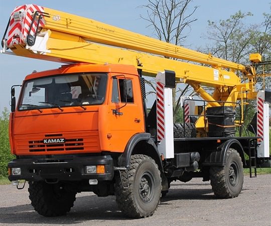 Аренда автовышки в Когалыме и  Ханты-Мансийском автономном округе - Югре